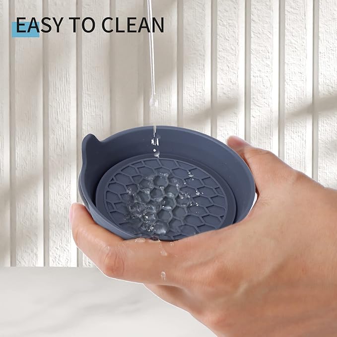 Amooca Car Cup Coaster Universal Automotive Waterproof Non-Slip Cup Holders Sift-Proof Spill Holder Car Interior Accessories 4 Pack Grey