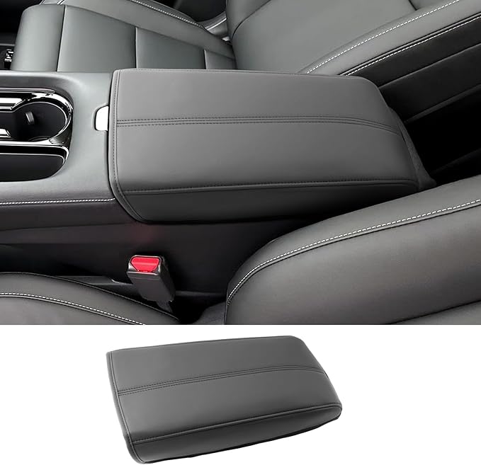 2025 2026 Murano Center Console Cover for Nissan Murano (SV/SL/Platinum), Waterproof &Comfy Leather Armrest Cover 2026 2025 Murano Accessories