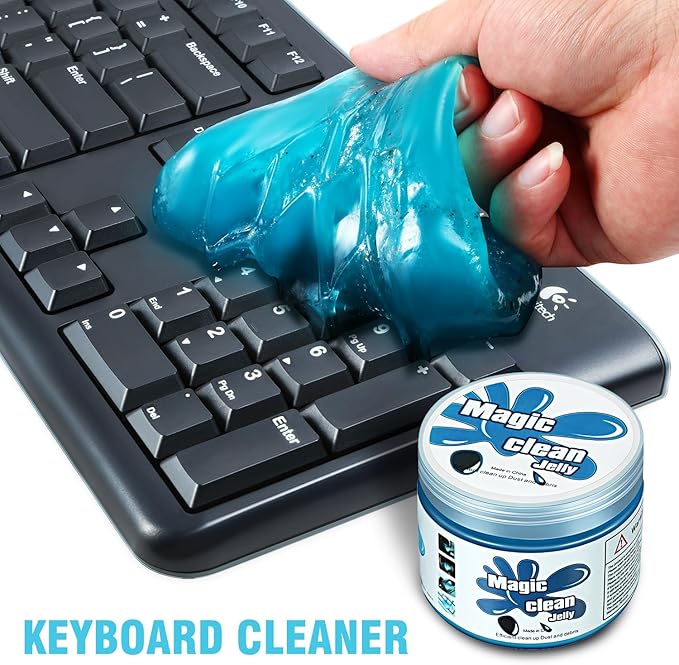 DNA MOTORING Car Cleaning Gels Auto Detailing Tools Cleaning Putty Car Interior Cleaner, Car Jelly Cleaner, Keyboard Cleaner, Car Cleaning Supplies Car Gifts for Men Women, Blue, TOOLS-00151