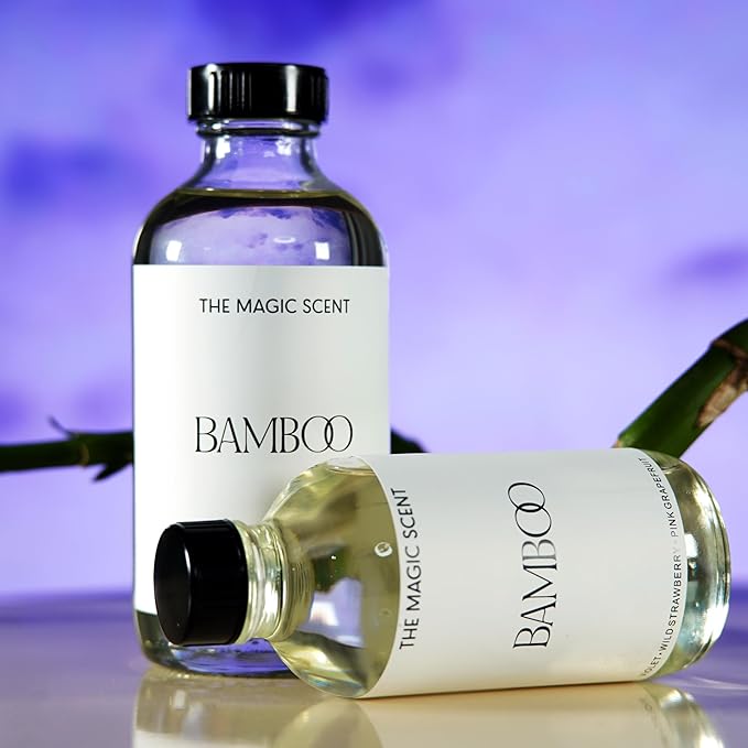 The Magic Scent Bamboo Diffuser Oil - Hotel & Home Luxury Scents Inspired by The Four Seasons, Bora Bora - Diffuser Oil Scents for Home Designed for Use in All Diffusers - 16.9 fl oz, 500 mL