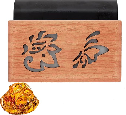 Wood Car Air Freshener - Car Odor Eliminator for Visor Clip, Vehicle Scent Diffuser for Cabin, Truck & SUV (Amber)