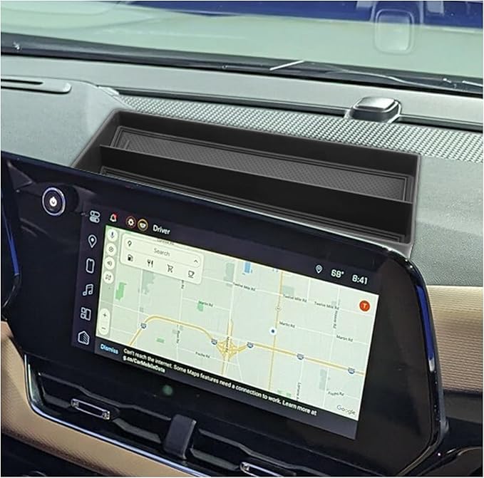 SXCY for 2025 Chevrolet Equinox Center Console Organizer for Chevy Equinox 2025 Accessories Dashboard Tray for Equinox 2025 Accessories 2025 Equinox Screen Back Organizer [Only for Equinox Gas!!]