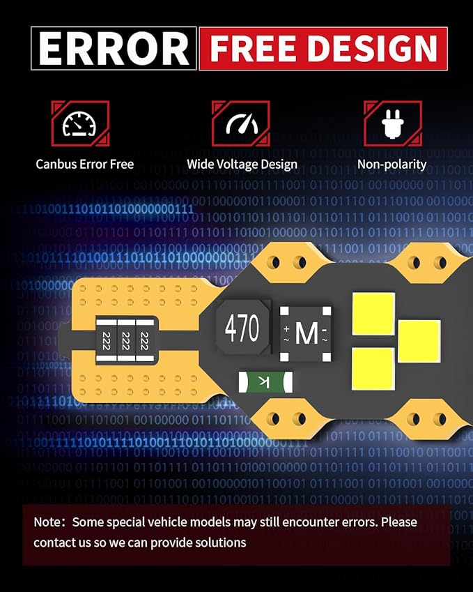 LASFIT 921 LED Bulb Reverse Light, 912 T15 6000K White Canbus Error Free W16W 906 904 Backup Replacement Cargo Lights For Car/Trunk, 300% Super Bright, Pack of 2
