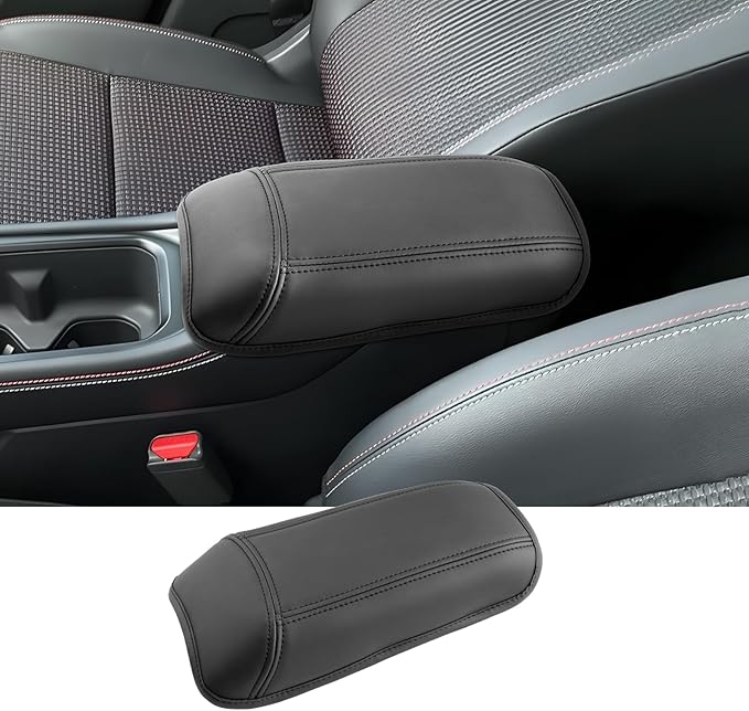 2025 2026 Kicks Accessories Center Console Cover for Nissan Kicks (S/SV/SR), Waterproof &Comfy Leather Kicks Armrest Cover 226 2025 Kicks Accessories