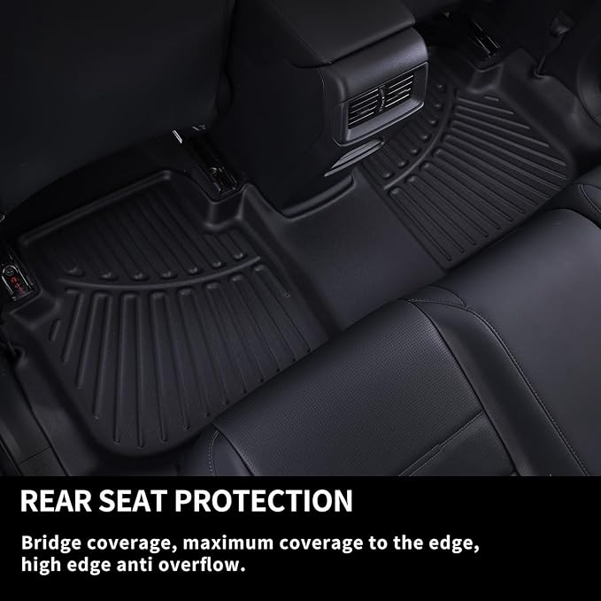 Floor Mats & Trunk Mat for 2025 Nissan Murano with Cargo Liners Accessories Backrest Mat TPE All Weather Protection Car Floor Liners