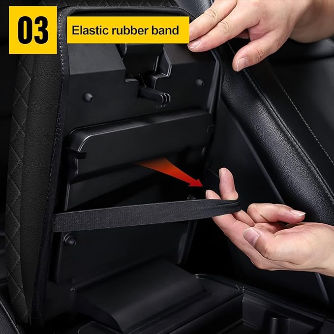 AOMSAZTO Center Console Cover Customized Armrest Cover Compatible with 2011-2019 Ford Explorer Soft Cozy Leather Arm Rest Covering for Car