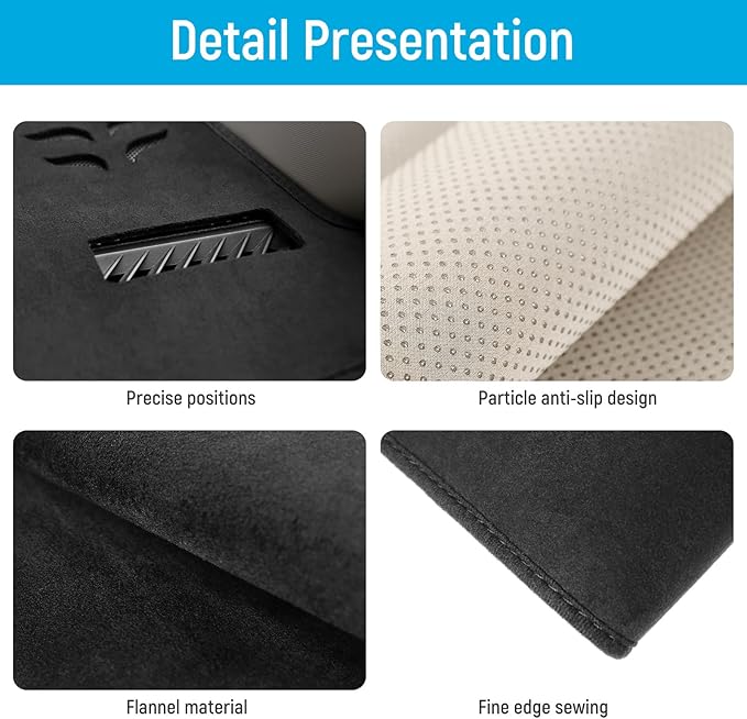 ZZEQYG Dash Cover for Nissan Altima 2013 2014 2015 2016 2017 2018 Accessories Flannel Dashboard Cover Dash Mat Center Console Cover Sunshield Protector Pad