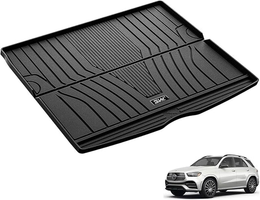3W Trunk Mat for Mercedes Benz GLE 2020-2026 SUV, 350/43 AMG/450/53 AMG/580/63 AMG S Cargo Liner Heavy Duty All Weathe Custom Fit Trunk Liner for Benz GLE (Not Fit for Coupe)