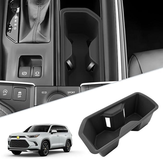 SKTU for 2024 2025 2026 Toyota Grand Highlander Accessories Cup Holder for 2024 2025 2026 Toyota Grand Highlander Central Control Cup Holder 2024 2025 2026 Grand Highlander Hybrid Accessories