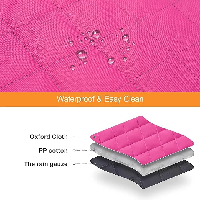 GXT Dog Back Seat Cover Protector for Cars SUV and Trucks with Mesh Window, Scratchproof Nonslip and Waterproof Material