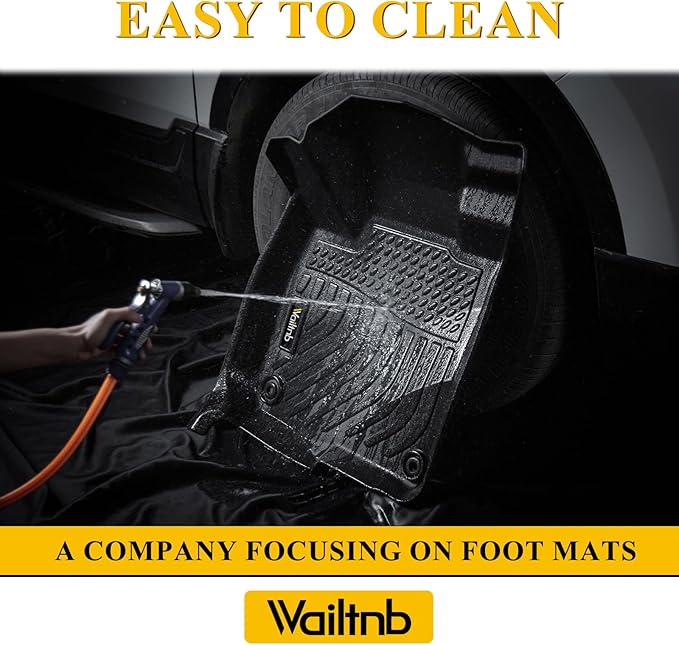 Wailtnb- for Toyota Corolla 2003-2008 Floor Mat (Not Fit for Front Seats with Heated Vents Underneath) All Weather Floor Liner Car Mat for Toyota Corolla Custom Fit Automotive Full Set Accessories