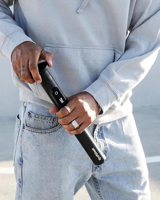 KraftGeek Magnetic Phone Tripod for iPhone MagSafe – 66'' Automatic Selfie Stick with Remote, Portable Tripod Stand for Video Recording, Travel, Vlogging (Black)