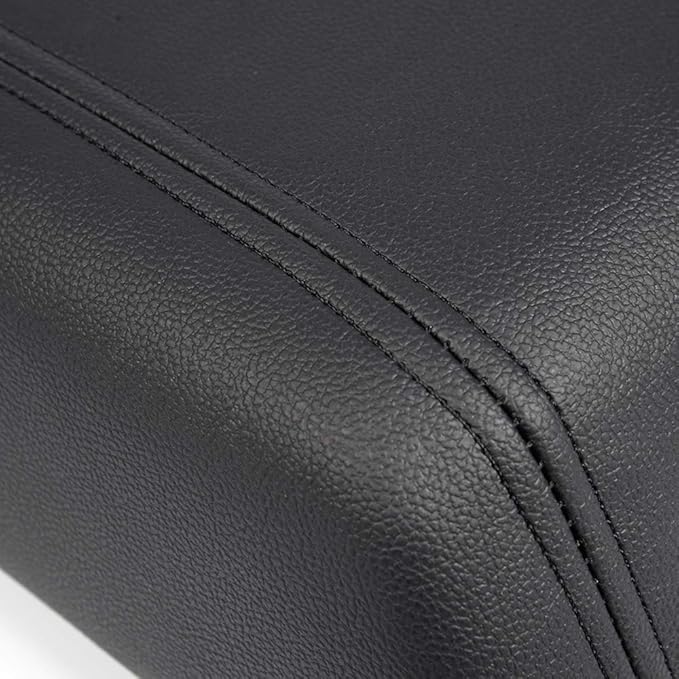 PIT66 Center Console Lid Armrest Cover, Compatible with 2004-2008 Ford F150, 5L3Z1506025AAD, Black