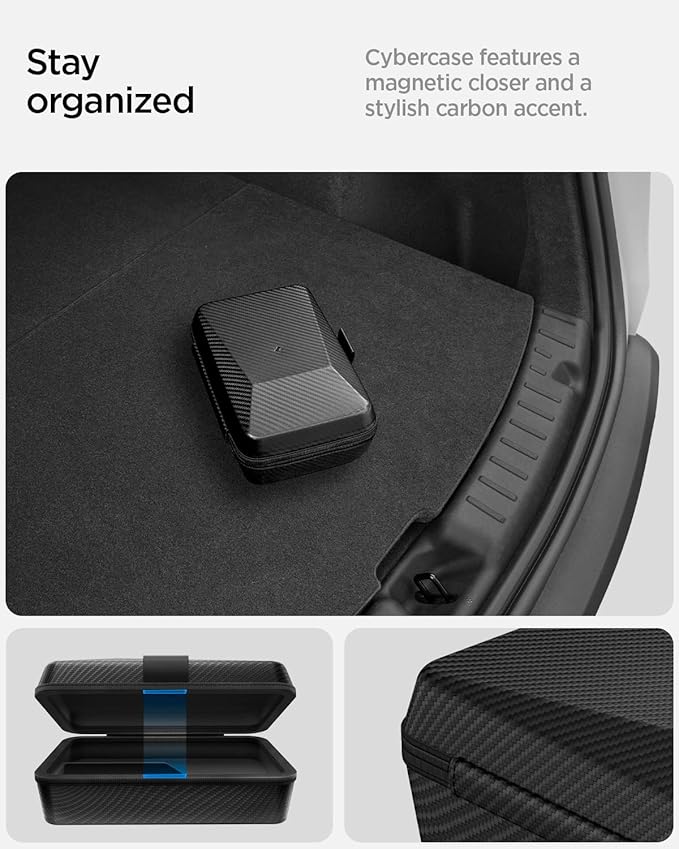 Spigen Car Interior Seat Cleaner & Stain Remover [Safe & Eco-Friendly Solution] Kit with CyberCase & Double-Sided Microfiber Towel Accessories for Tesla White/Black Leather Seats, Dashboard, Console