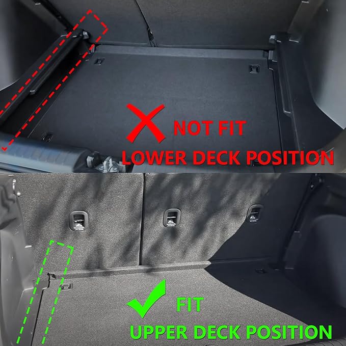 ANBINGO®-Floor Mats & Cargo Liner for Hyundai Venue 2026 2025-2020（Cargo Mat Only for Upper Position） All Weather Car Floor Mat for Hyundai Venue SE/SEL/Limited,Venue Accessories Black