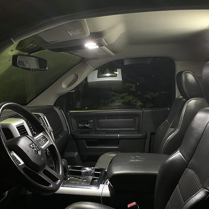 EASY EAGLE LED Interior Car Lights for Ford-Mustang-2015-2021: 8 Piece Kit White LED Light Bulbs - Super Bright 6000K + Install Tool