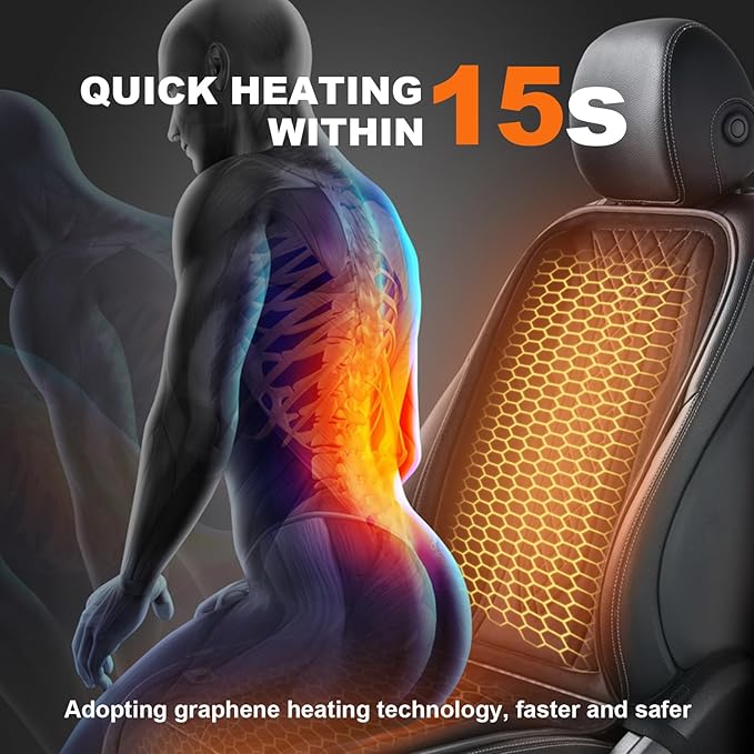 Dyale Car Seat Covers, Car Seat Cushion for Cold Winter, Universal Fit for Most Cars, SUVs & Trucks (1 Pack)