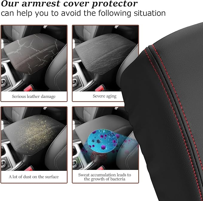 SKTU 2024 2025 2026 Explorer Accessories Center Console Cover for 2020-2025 2026 Ford Explorer Armrest Cover Ford Explorer 2024 2025 2026 Accessories 2024 2025 2026 Explorer Center Console Cushion