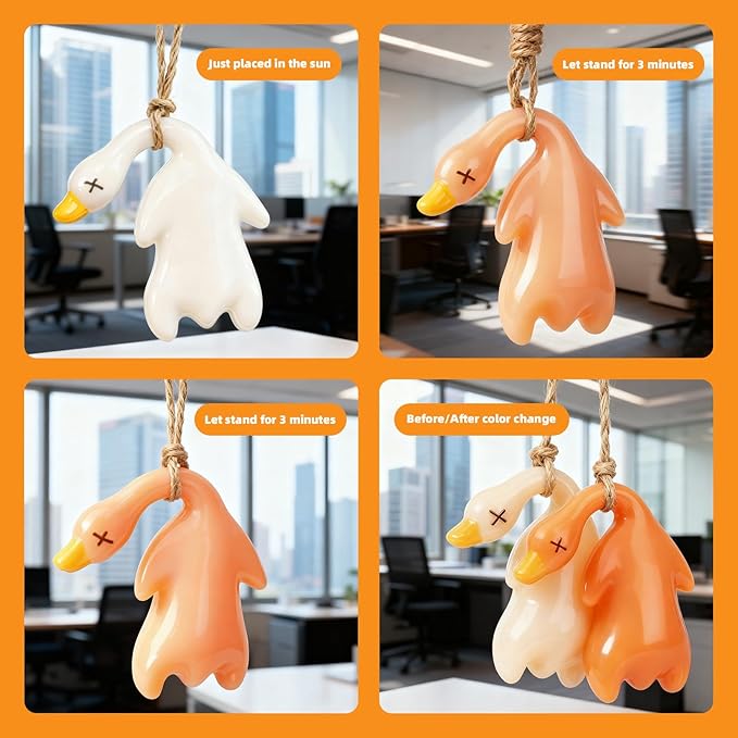 5 Pcs Car Dashboard Non Slip Mat Diamond Multi-Function Anti-Slip Adhesive Car Mats Suitable for Phones, Keys, Sunglasses, GPS Devices, and Coins Includes Interior Decoration Small Roast Duck