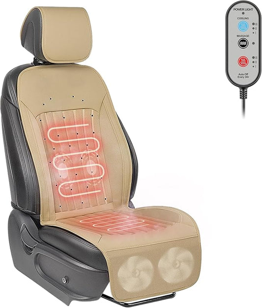 2025 Upgraded Design Comfortable Seat Cover, Universal Seat Cushion for Winter, Fashion Beige