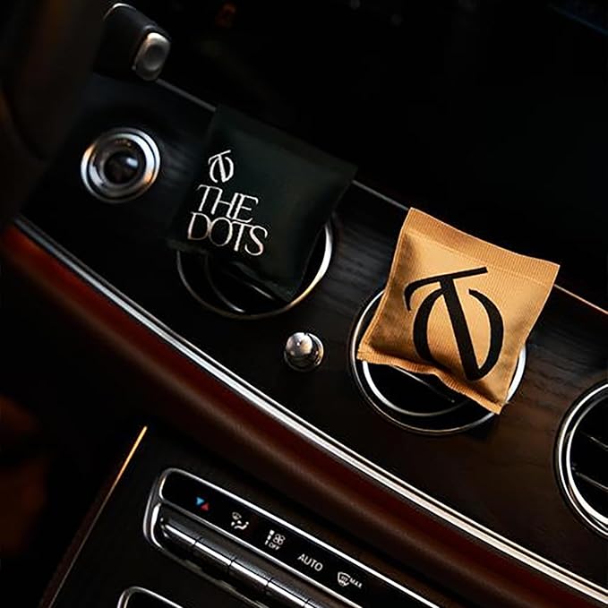 THEDOTS 3 Pack Fabric Car Vent Clips Gift Set, 3 Scents, Long-Lasting Scent, Luxury Car Air Fresheners, Universal Clips for SUV Sedan