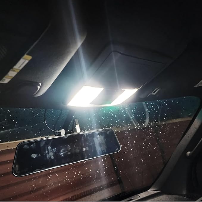 EASY EAGLE 11Pcs Car Interior Lights: Super Bright Bulbs for 2011 2012 2013 2014 2015 2016 2017 2018 2019 2020 Explorer 6000K White LED Lighting Package Kit Includes Light Accessories Install Tool