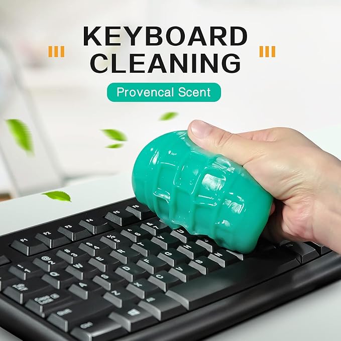 TICARVE 2Pack Cleaning Gel for Car Putty Car Slime Cleaning Car Putty Detail Car Interior Cleaner Automotive Cleaning Kits Keyboard Cleaner Yellow Green (320g/11.2oz)