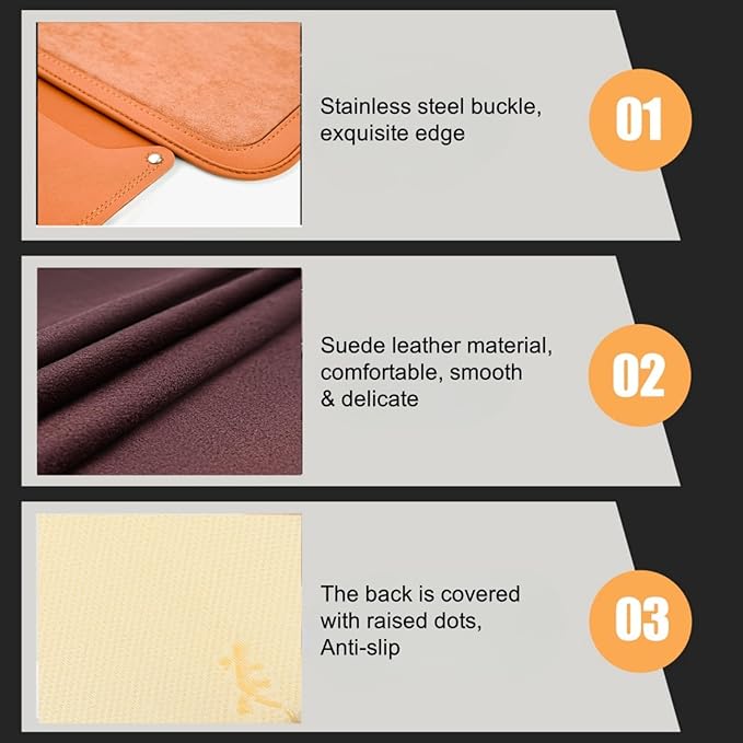 Arm Rest Cover for Car with 2 Storage Bags, Central Console Cover Armrest Pad, Suede Leather, Auto Interior Accessories for Most Vehicles, All-Season Comfort, Gray