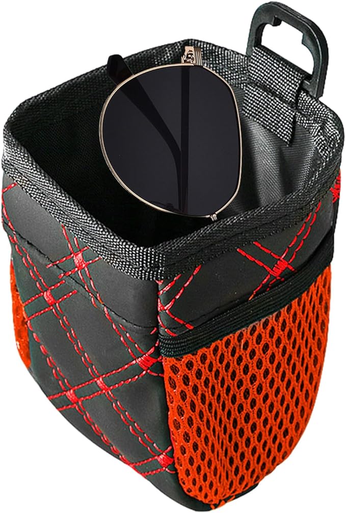 Auto Air Vent Storage Box, Car Air Vent Storage Bag Organizer, Car Air Outlet Bag, Car Mobile Phone Storage Bag, Vent Dashboard Organizer Box, Car Mount Hanging Storage Pouch Bag For Mobile Phone Key