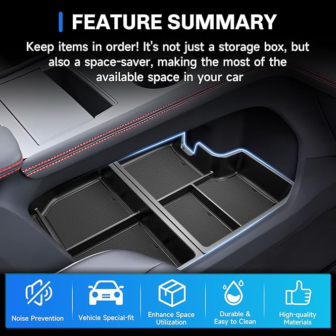 SXCY for 2025 Toyota Sienna Under Console Organizer [Not for Console w/Cool Box] for 2021-2025 Toyota Sienna Accessories 2021-2025 Sienna Under Armrest Organizer 2024 2025 Sienna Under Console Tray