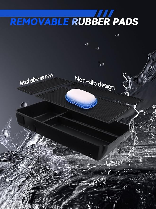 for Benz G-Class Center Console Organizer Benz G-Class G500/G350/W463/W464 2018-2024 Accessories Armrest Tray Middle Storage Box Insert Container Durable ABS Plastic