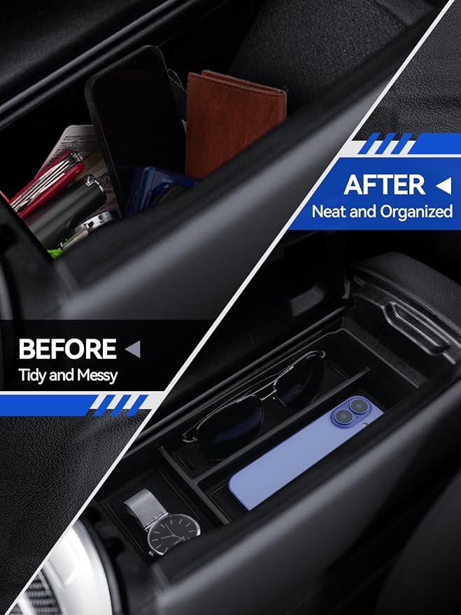 for Benz G-Class Center Console Organizer Benz G-Class G500/G350/W463/W464 2018-2024 Accessories Armrest Tray Middle Storage Box Insert Container Durable ABS Plastic