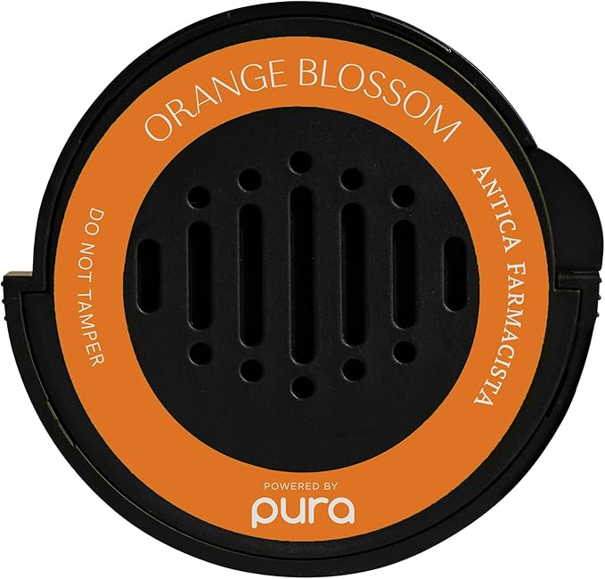 Pura Car Scent Refill - Fragrance for Pura Car Diffuser - Clean & Safe Luxury Diffuser Scent - Long-Lasting Fragrance for 30 Days of Aroma - Spring & Summer Household Essential - Orange Blossom
