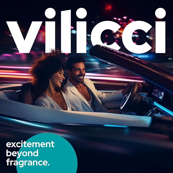 Vilicci Car Air Freshener | Luxurious Auto Perfume | Premium Hanging Air Freshener | Long Lasting Fragrance for Auto and Home | 1 Bottle of Car Scent (2 Count (Pack of 1), Fallen Angel)