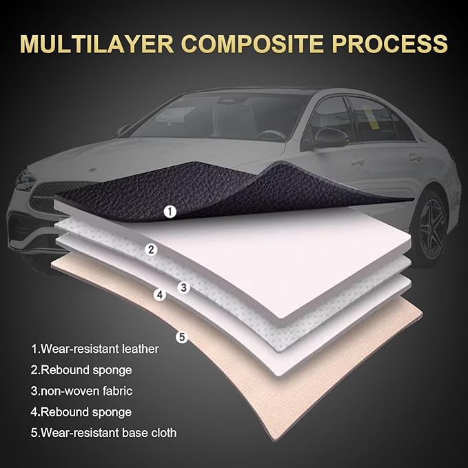 Seat Covers Fit for Chevy Equinox : Luxury Waterproof Leather Front Car Seat Covers Fit for 2011-2024 2025 2026 Equinox - Black Car Seat Protector(2PCS Front)