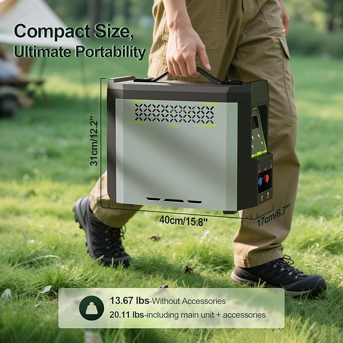 Portable Water Heater, Propane Water Heater with Shower Pump, Max 100 Mins 3s Instant Hot 20,000 BTU, 4000mAh Rechargeable Built-in Battery for Outdoor Cleaning, Camping, Hunting, Hiking