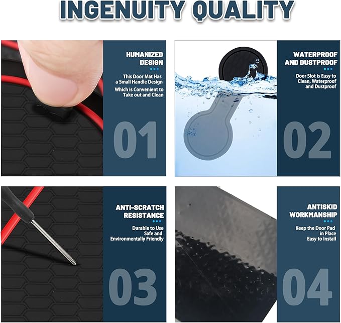 Ruiya 2025 RAV4 Door Slot Mats for 2025 Toyota RAV4 Accessories Center Console Liner Mats Compatible with 2019 2020 2021 2022 2023 2024 2025 Toyota RAV4 Hybrid/LE/XLE/Limited/XLE Premium(12PCS/Sets)