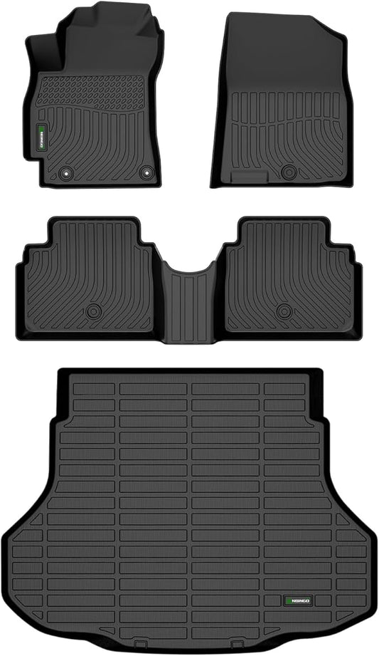 ANBINGO®Fir for Hyundai Elantra Floor Mats 2021-2026(Only Gas & Automatic)&Cargo Liner All Weather Mats for Elantra TPE Car Mat Rugs for Elantra Rubber Trunk Carpet for Elantra
