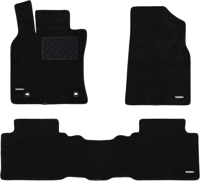 WENNEBIRD Superior Carpet Floor Mats for 2018-2024 Toyota Camry, 0.5-Inch Ultra-Thick, Noise-Reducing, All-Weather Waterproof Anti-Slip – 3-Pc Set