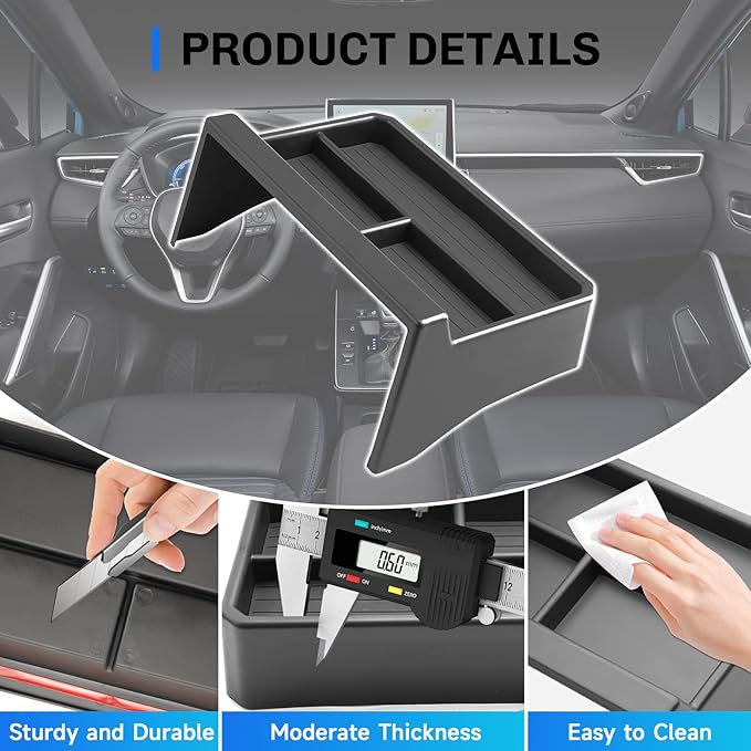 SXCY for 2026 Toyota Corolla Cross Dashboard Organizer Tray [2026, 10.5 Inch Only] for 2026 Toyota Corolla Cross Accessories Screen Back Tray 2026 Corolla Cross Behind Dash Console Organizer Tray