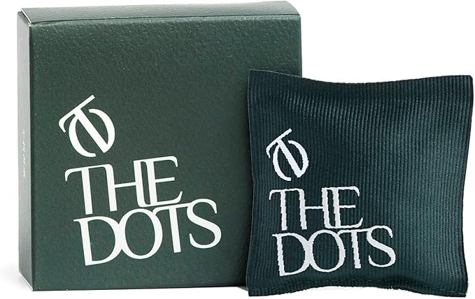 THEDOTS Frosted Ebony Car Vent Clip, Fabric Sachet Air Freshener, 30 Days Long-Lasting for Car Interior Decor, Non-Toxic (1 Pack)