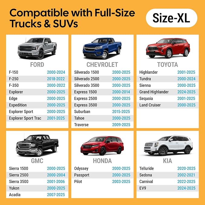 Wigoo Dog Truck Seat Cover for Back Seat, 450lb Support Hard Bottom Hammock for 1–4 Large Dogs, Waterproof & Anti-Scratch Backseat Protector, Car Bed Extender for Truck & SUV, Size-XL, Black