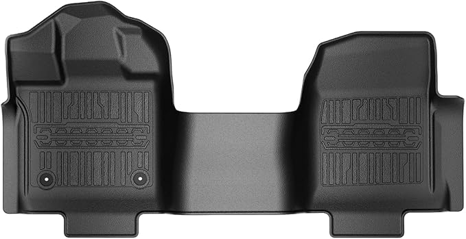 TripleAliners Floor Mats All Weather Liner Compatible with 2015-2024 2025 Ford F150 Regular Cab Accessories 1st Row TPE Liner for Bench Seat with Vinyl Flooring 1pc