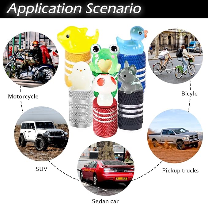 Tire Valve Stem Caps (Cat)