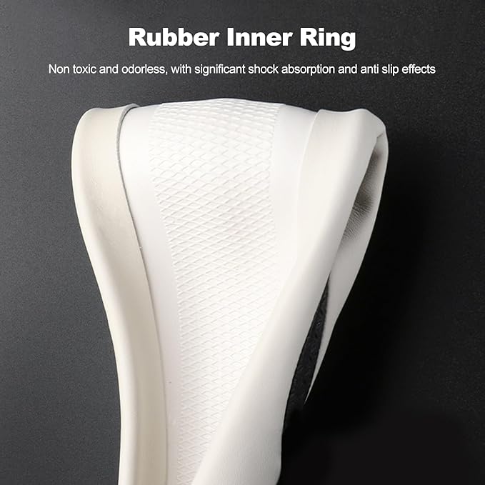 Ergocar Steering Wheel Covers, D-Type Carbon Fiber Leather Steering Wheel Cover Anti-Slip Mesh Lining Suitable for 38cm/15inch Steering Wheel