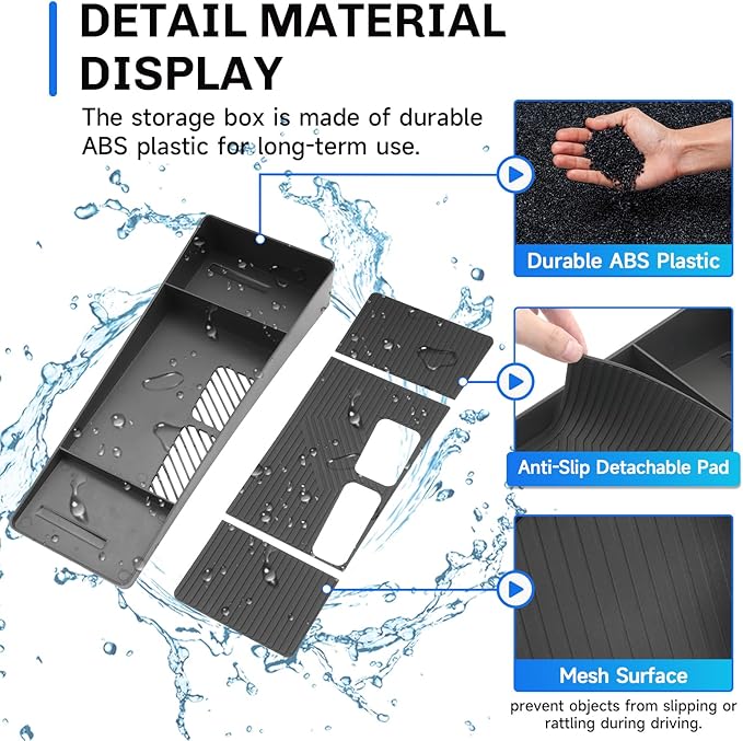 SXCY for 2025 BMW X3 Dashboard Organizer Tray [14.9 Navi+12.3 Dash Whole Screen Only] for 2025 BMW X3 Accessories Screen Back Console Tray 2025 X3 Behind Dash Console Organizer