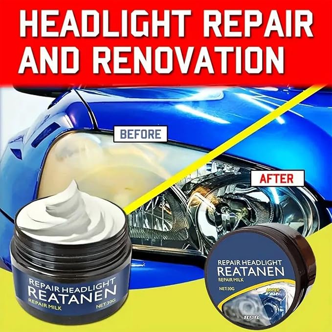 Car Headlight Restoration Kit,Auto Headlight Restoration Kit | Polisher Detailing Repair Cars Trim Rim Bumper Vehicles Interior for Lens Cleaning Scratch Removal Foggy