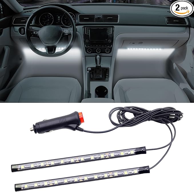Atmosphere Lights Kit Strip Lights 2in1 Light Interior Car Lights Ambient Light Strip Flexible Color for car, DIY Interior and Exterior Decoration