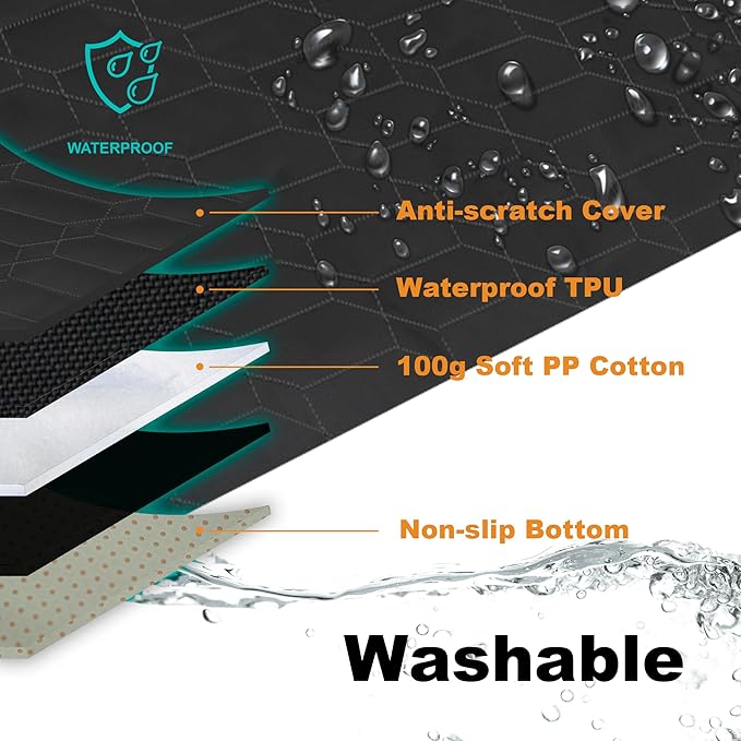 Dog Hammock for Truck,Dog Car Seat Cover for Back Seat, Waterproof Seat Cover for Trucks with Mesh Window,Backseat Cover for Dogs in Car for F150/RAM1500/Sierra/Silverado