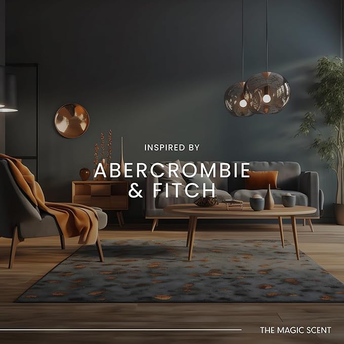 The Magic Scent Mahogany & Teakwood Diffuser Oil - Hotel & Home Luxury Scents Inspired by Abercrombie & Fitch - Diffuser Oil Scents for Home Designed for Use in All Diffusers - 16.9 fl oz, 500 mL